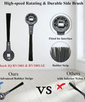 Replacement Part Accessory Kit For Shark IQ R101AE And IQ R101 Robot Vacuum featuring high-speed durable side brush comparison chart