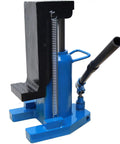 Heavy Duty Hydraulic Toe Jack 15 Ton Low Profile Floor Jack with thick steel base and an easy grip handle for auto repair.
