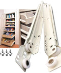 Heavy Duty Drawer Slide Rail 2-Section Telescopic Guide With Smooth Glide Bearings, 35kg Load Capacity, bottom mount screws