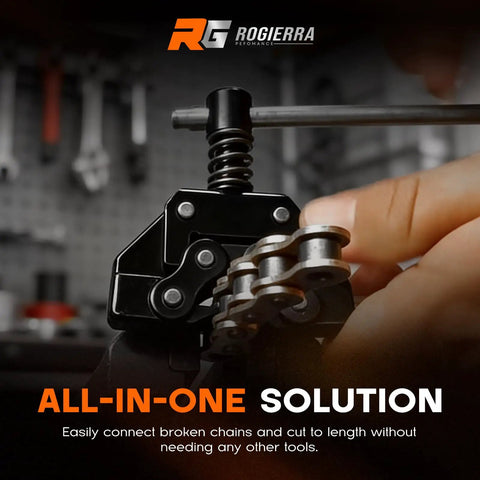 All In One Roller Chain Tool Kit With Puller, Holder And Breaker Cutter For Bikes And Motorcycles