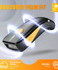 Compact Bluetooth Barcode Scanner For 1D And 2D Codes, showcasing ergonomic design and cloud-touch buttons, with battery indicator