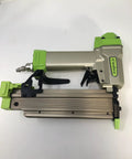 Heavy Hitter 21 Gauge Pin And Brad Nailer Up To 35mm with air blower connection for precision trims and cabinet work.