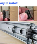 Premium Rubber Drawer Slide Bumpers For Furniture With Silent Soft Close Cushioning, easy tool-free install for kitchen cabinetry.