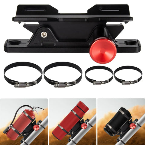 Badass Quick Release Fire Extinguisher Mount Bracket For Jeep Wrangler Truck Utv And Rv Emergency Grab Tool Solid Aluminum Ready When Chaos Hits Secure Your Rig Today