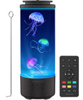 Jellyfish Lamp Bluetooth Speaker With White Noise And 7 Color Changing Lights 4 Lighting Modes For Chill Vibes Relaxation Sleep And Mood