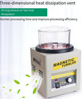 Heavy Duty 250W Magnetic Jewelry Tumbler Machine, 2000 Rpm Electric Polisher showing heat dissipation vent.