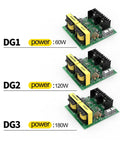 40KHz Ultrasonic Cleaner Drive Board Kit With Adjustable Power 60W To 180W 110V 220V PCB Module showing power stages DG1 to DG3