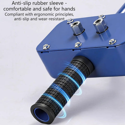 Asixxsix Wall Electric Wire Puller With Drill Adapter And 15 Meter Cable Automatic Pipe Threading showing anti-slip rubber sleeve.