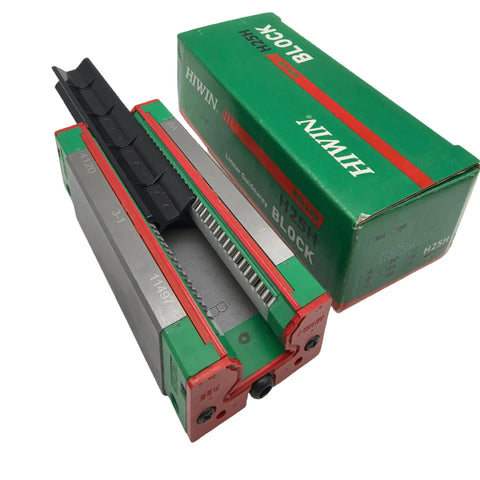 RGH25HA Linear Guide Block And Rail Set For CNC Machines And 3D Printers Pro Grade Smooth Motion And Rock Solid Rigidity With Optimized Circulation Path For Precise Linear Motion Control, boxed