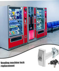 Badass Vending Machine T Handle Lock Kit With Keys High Security Snack Dispenser Access Control Smooth Install Solid Build Quality For Construction Sites And Retail Operations Keep Everything Locked Down Tight Secure on vending machine