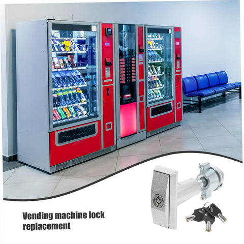 Badass Vending Machine T Handle Lock Kit With Keys High Security Snack Dispenser Access Control Smooth Install Solid Build Quality For Construction Sites And Retail Operations Keep Everything Locked Down Tight Secure on vending machine