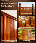 Real Talk Teak Wood Stain And Sealer In One With Built In Brush For Outdoor Deck And Fence Panels Deep Down Protection Blocks Scratches And Bad Weather Gives You That Snazzy New Look Every Single Day The Trusty 12 Oz Tin sweeps away messes on outdoor fence and floor, wood furniture, and panels.