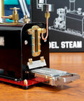 Mini Steam Engine Kit With Reversible Reciprocating Single Cylinder Live Engine And Copper Boiler For Steam Boat Collectors