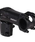 Heavy Duty Adjustable Riser Stem For E Bike 1 1/8 Inch Clamp, 110mm Length, 0 to 90 Degree Tilt, 31.8mm Bar, 3D Forged Alloy