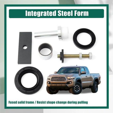 18195 CV Axle Bearing Puller Seal Kit Fits Toyota 4runner Tacoma And FJ Cruiser 2003 To 2018 For 8 Inch Clamshell Setups Seal Sizes 90311 47013 steel parts and seals for Toyota Tacoma truck