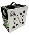 BOA Compression Archery Target For Compound Bows And Crossbows, 18 Inch Weatherproof Foam Block, Field Points Only, White And Black