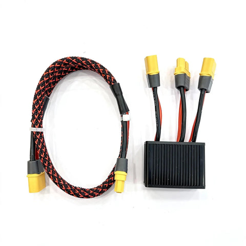 Dual Battery Pack Switch Balancer For E Bike And Scooters, Double Battery Discharge Converter, 500W System, 10 To 100V DC Input, Max 30 Amps, Generation II, Ultra Compact 34x45x18.5mm, Only 73g, Low Key Hidden Frame Install