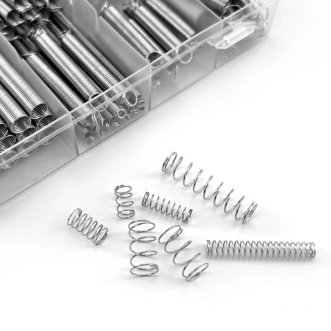 200 Piece Compression And Extension Springs Set 20 Different Sizes In Carbon Steel For All Your Home Fixes And DIY Projects Rust Resistant