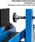 Close-up of adjustable fastening design on Heavy Duty Panel Dolly Cart 1100lb Capacity Slab Roller with rubber rollers.