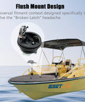 Beefed Up Durable Boat Hatch Latch With Keys Flush Mount Cam Latch Replacement For Boats And RVs Anti Corrosion ABS Body