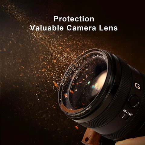 Ultra Slim 49mm UV Filter With Multicoated Water Repellent Nano Coatings For Scratch Resistant Lens Protection in action