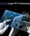 4.5-inch touchscreen display on Mixed Denomination Money Counter With Supports 120 Currency Programs And Touch Screen, Next Level Counterfeit Detection CIS UV MG IR DD HLF DBL CHN, Preloaded With 10 Currencies, Easy Software Upgrades, Perfect For Banks, Retail, And Cash Handling