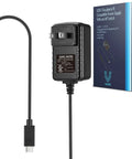 USB-C power supply with on/off switch for Raspberry Pi 4, 5V 3A power adapter, compatible accessories