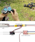 Using Long Range 2.4Ghz RC Transmitter With 7 Channel Controller in outdoor setting and wiring diagram for R7FG Gyro Receiver