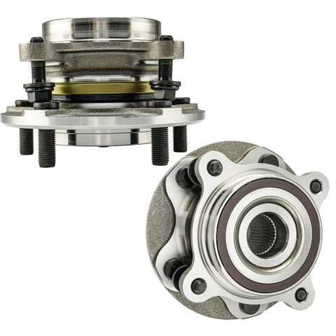 515202 Front Wheel Bearing And Hub Assembly for 2007-2022 Toyota Tundra Sequoia, two-piece set for reduced vibration