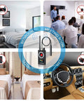 Hidden Camera Detectors And Bug Detectors For Anti Spy GPS Detection RF Signal Scanner Device Finder in bedroom, meeting room, car, hotel
