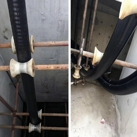 Heavy Duty Cable Pulley Sheave For Large Scale Wiring Projects And Industrial Laying Built Tough With High Load 7x8 Pulleys