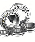 Pro Grade Spherical Roller Bearing 22207cc W33 35x72x23mm Self Aligning Heavy Duty Industrial Component shown in various sizes.