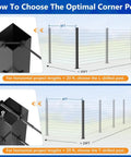How to choose Built Tough 42 Inch Modular Cable Railing Corner Post for Deck and Porch Projects with height and length guidelines.