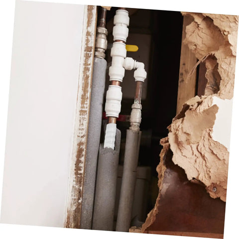 Pipes wrapped with Pipe Waterproofing Tape For Leaks Repair Heavy Duty Sealant Tape For Outdoor Use DIY Pipe Fix Quick Leak Stop