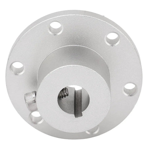 Motor Shaft Coupler With Aluminum Flange Connector And Key Lock Slot For No Slip Secure Power Transfer Through High Speed Turns And Rugged Terrain In Models For Great Torque And Durable All Weather Performance, 1/2 in shaft