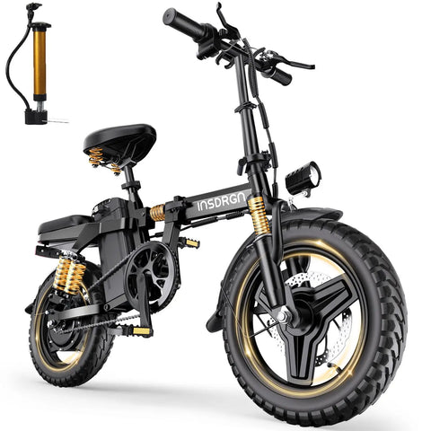 Foldable 14 Inch Electric Bike For Adults