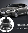 Rear Wheel Bearing Hub Assembly With ABS For Toyota Corolla 2020 To 2022 Prius 2016 To 2022 And Lexus CT200h 2011 To 2017 5 Lug Wheel Hub Replacement Ready To Roll Front Or Rear Fit