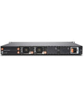 Enterprise Grade Network Firewall Appliance Boasting Rock Solid High Performance Architecture For Heavy Duty Threat Blocking And Battle Tested Cybersecurity Deployment Ready To Roll, rear view with expansion module.
