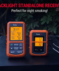 Ultra Long Range Wireless Meat Thermometer With Dual Probes Up To 500ft for Smoker Barbecue Grill, backlit receiver display