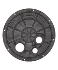 Heavy Duty Sewage Basin Cover For 18 Inch Basins With Gas And Radon Tight PVC Seal Model SF16101 top view showing seal holes