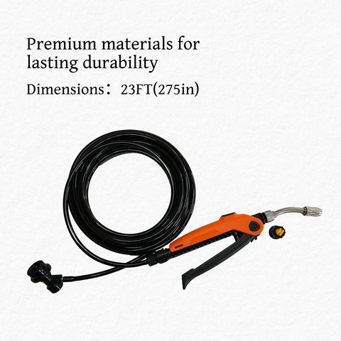 23ft hose and nozzle for 5 Gallon Stainless Steel Sprayer Tank With Pressurized System For Auto Tint And PPF Installation