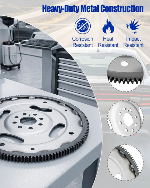 Automatic Transmission Clutch Flywheel Flexplate Replacement 68544198AA For Chrysler Dodge Ram Vehicles Including 200 Town And Country Avenger Grand Caravan Journey ProMaster Vans SUVs Easy Install OEM Grade Quality Keeps Your Ride Shifting Smooth. heavy-duty metal flexplate