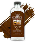 Keep Your Wooden Cutting Boards And Kitchen Gear Looking Slick As A Whistle With This Odorless Food Grade Butcher Block Oil For Deep Conditioning And Crack Prevention in an 8 oz bottle.