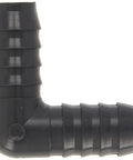 PVC Tube Fitting 90 Degree Elbow Schedule 40 Gray 3/4 Inch Barbed Connector for Flexible Pipe With Hose Clamp Compatibility