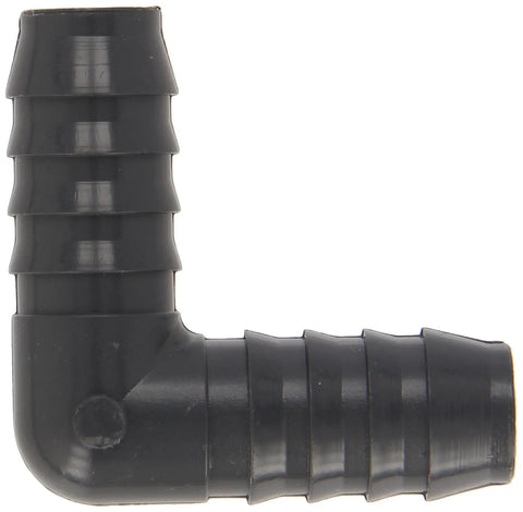 PVC Tube Fitting 90 Degree Elbow Schedule 40 Gray 3/4 Inch Barbed Connector for Flexible Pipe With Hose Clamp Compatibility