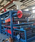 Pro Grade EPS Sandwich Panel Roll Forming Machine With Precision Tension Control for Rock Wool Partition Boards, detailed view.