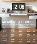 Kick Clutter To The Curb With This Sleek White Slide Out Under Desk Drawer Featuring Smooth Ball Bearing Slides And Solid Carbon Steel Build For Tidy Home Office Storage with size chart and dimensions.
