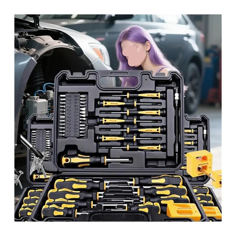 Top Notch 43 Pcs Magnetic Screwdriver Kit Slotted Phillips Hex And Torx Bits Perfect For Delicate Electronic Fixes Serious DIY Work And Pro Jobs To Get It Done Flawless Total Game Changer For Any Toolbox open case with assorted precision bits