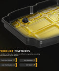 Transmission Oil Pan Kit With Filter And Gasket For NAG1 W5A580 Transmission Fits Dodge Challenger Charger Magnum Nitro Jeep Grand Cherokee