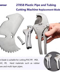 Replace Blade For Plastic Pipe And Tubing Cutter 1/8 Inch To 1-5/8 Inch Two Pack Pro Grade For Quick Swaps Cuts PVC CPVC PEX PE